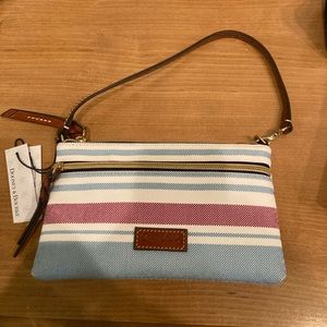 Dooney & Bourke bag Sky/Red w/registration card and original tags